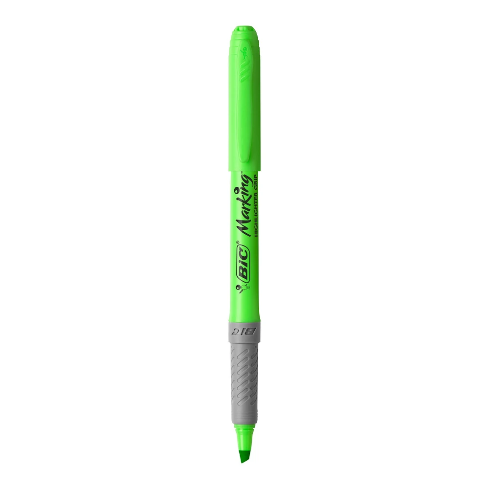 Bic Fosforlu Kalem Brite Liner Grip Kalem Tipi Yeşil