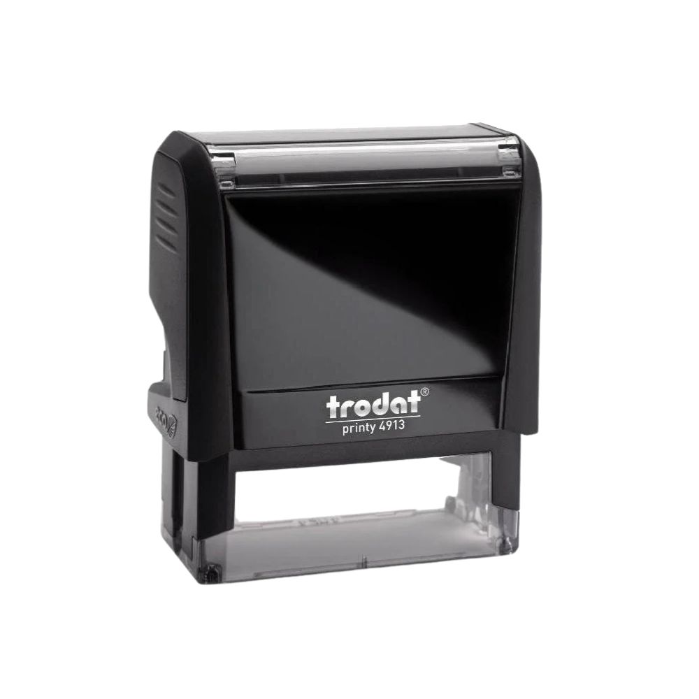 Trodat Otomatik Kaşe 58x22 mm – Siyah Keçe