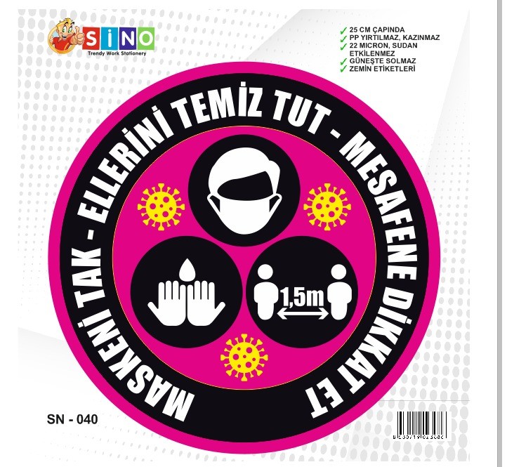 ZEMİN UYARI ETİKETİ