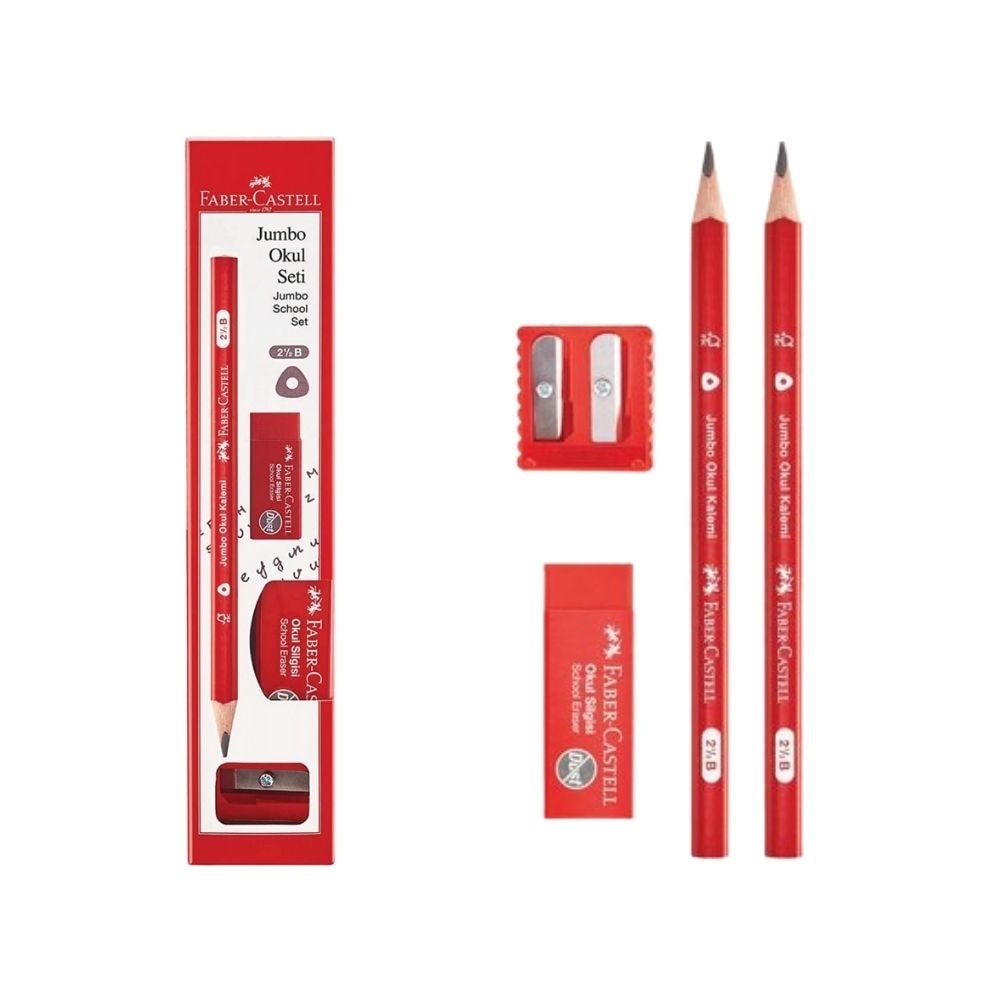 Faber-Castell Jumbo Okul Kalemi Seti
