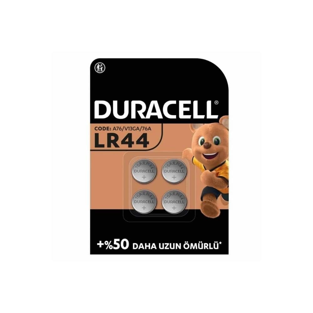Duracell Pil LR44 4'lü