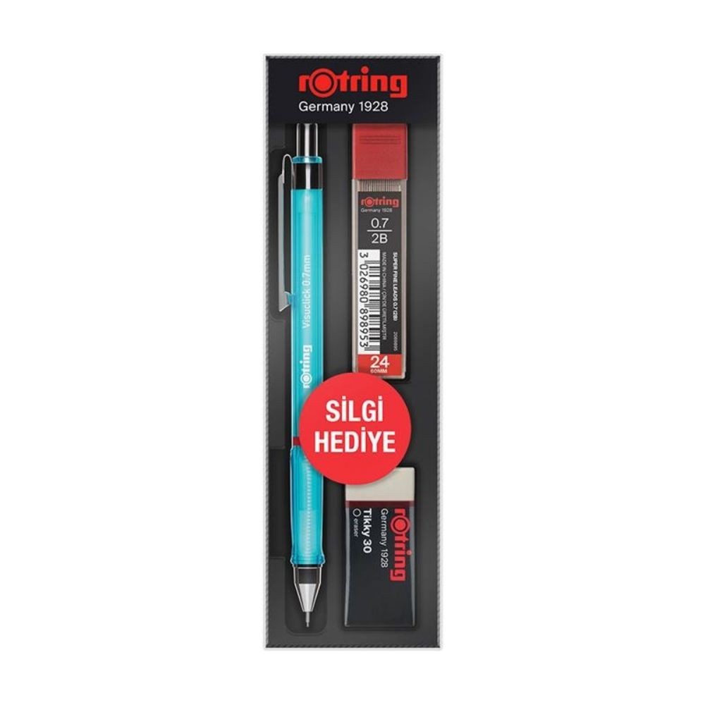 Rotring Versatil Visuclick 0.7 mm Okul Seti Mavi