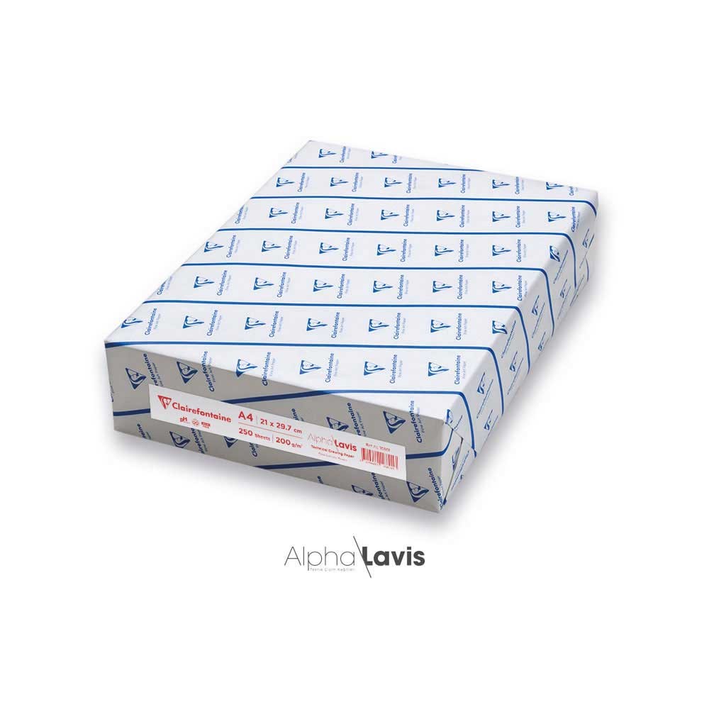 Clairefontaine Teknik Çizim Kağıdı Alpha Lavis 35x50 cm 200 gr