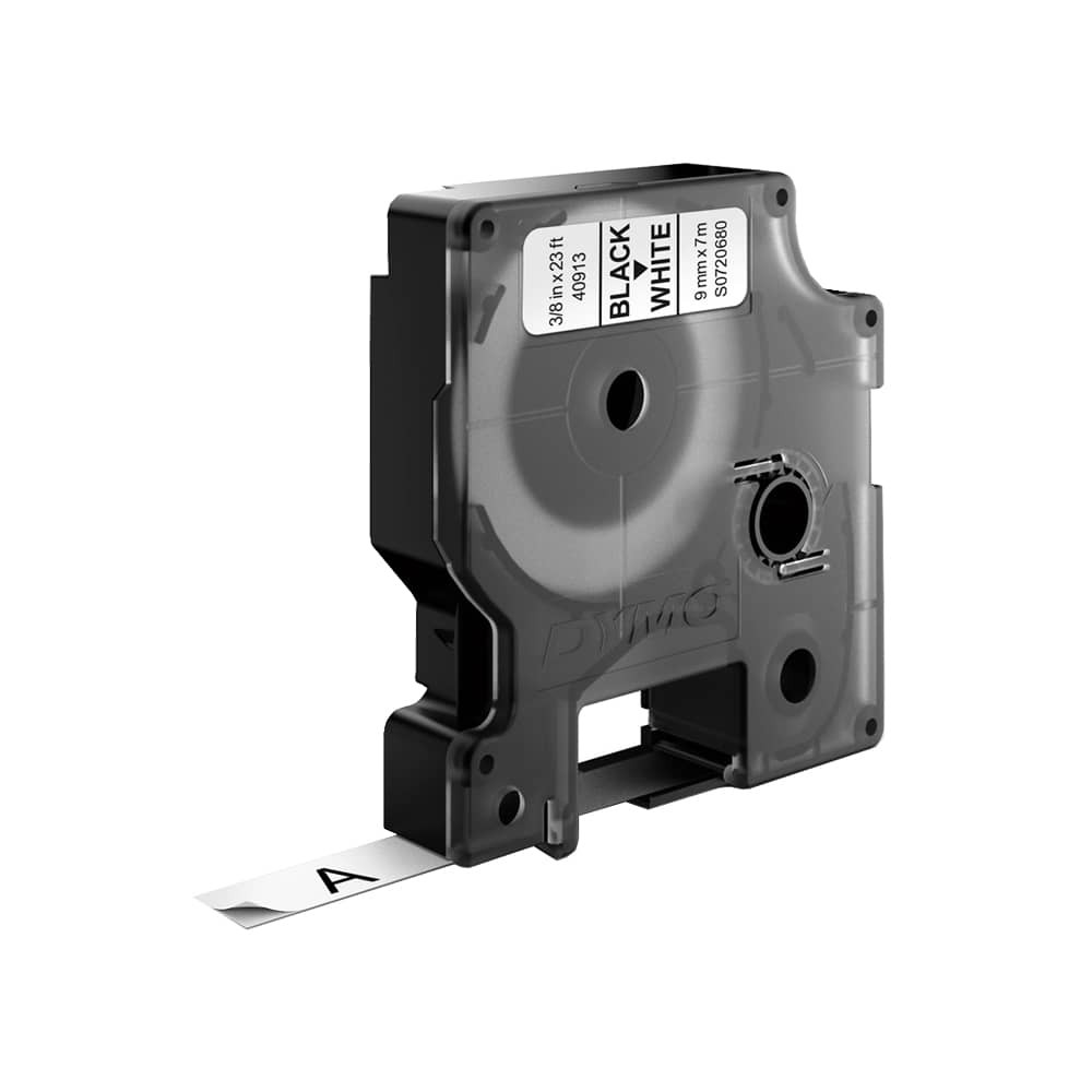 Dymo Şerit D1 9 mm x 7 m Beyaz Siyah 40913