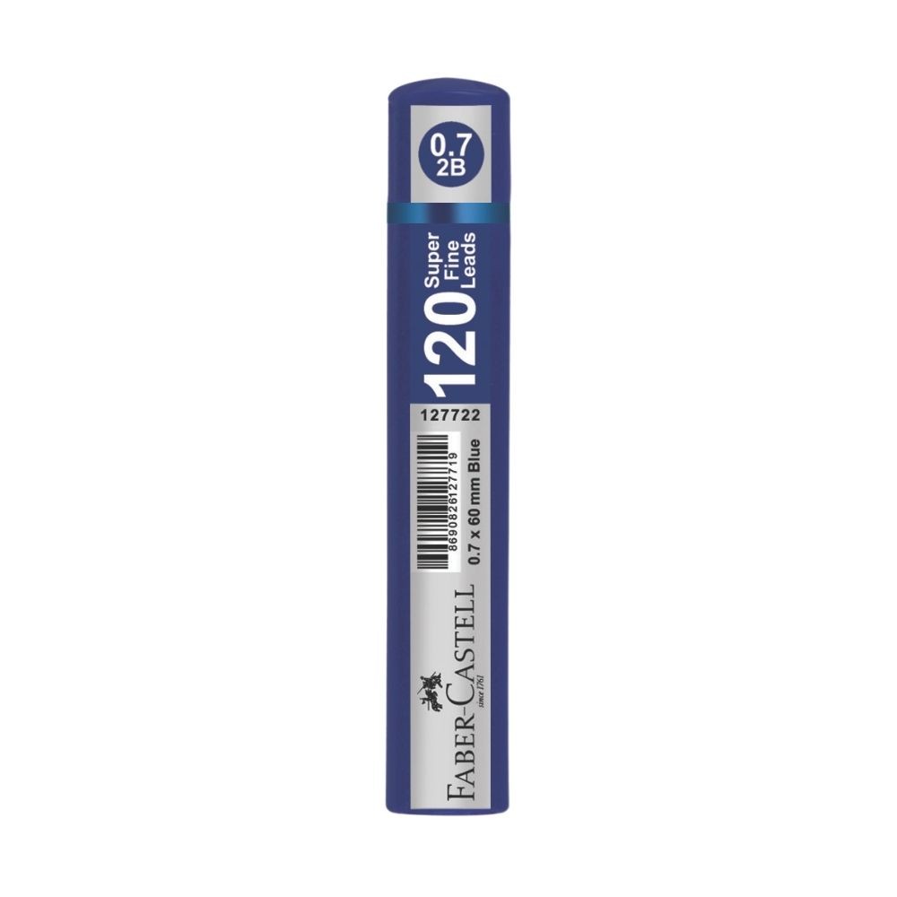 Faber-Castell Grip Min 2B 60 mm 120'li Tüp Uç 0.7 mm Mavi