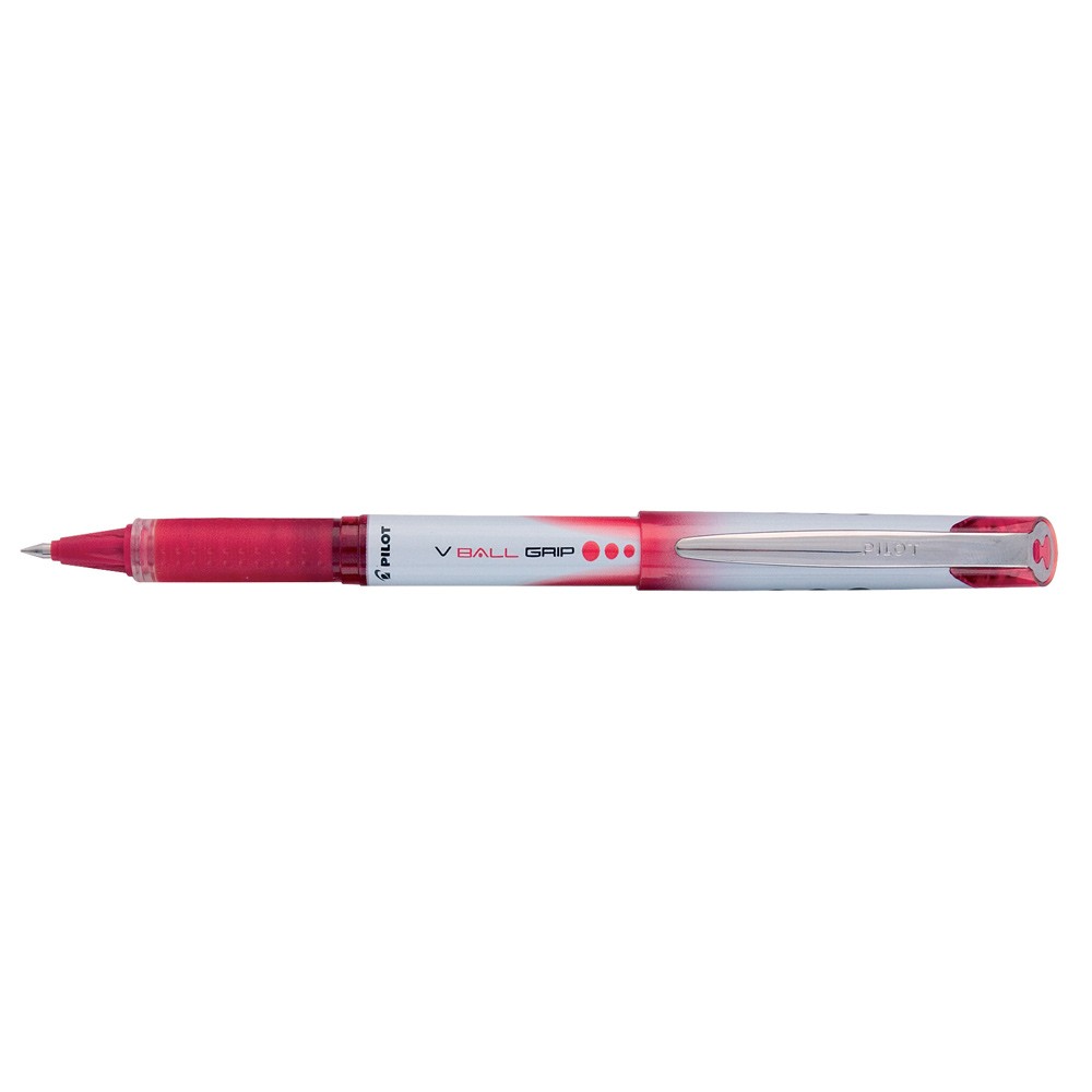 Pilot Roller Kalem V-Ball Grip Yuvarlak Uç 0.5 mm Kırmızı