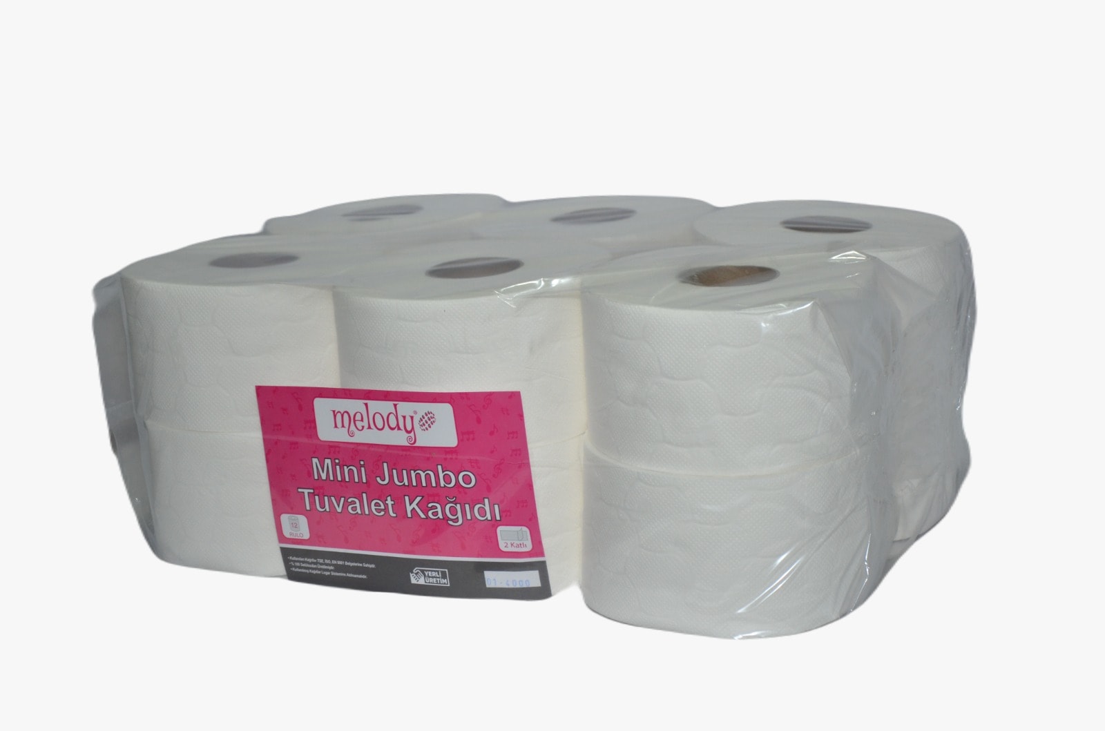 Melody Tuvalet Kağıdı Mini Jumbo 4 kg 12'li