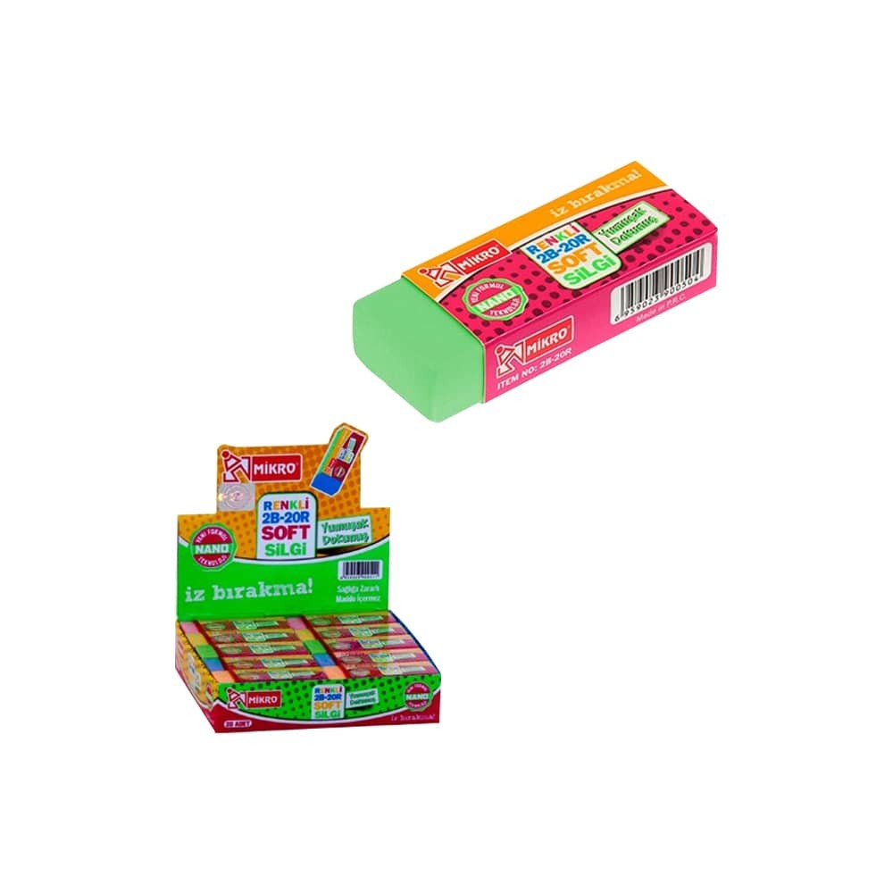 Mikro Silgi Nano Renkli