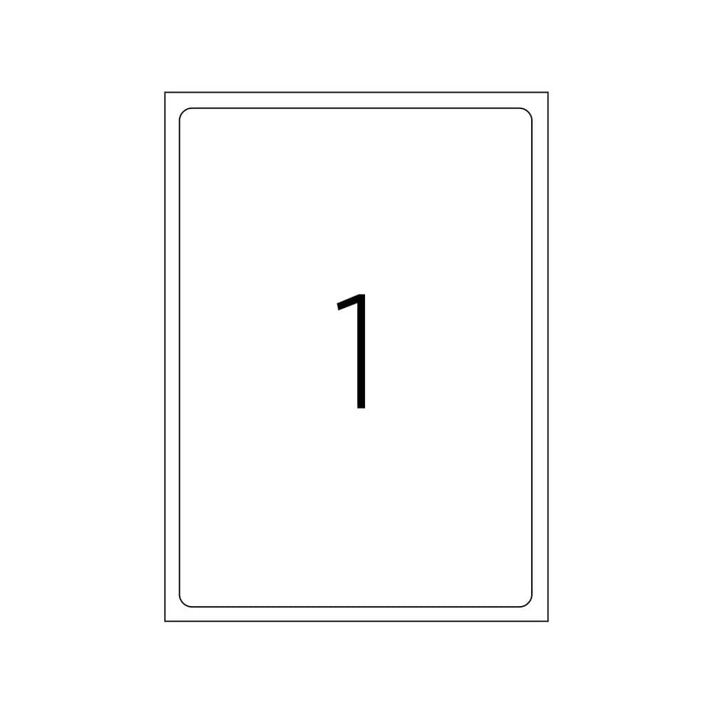 Tanex Laser Etiket 199,6x289,1 mm TW-2001