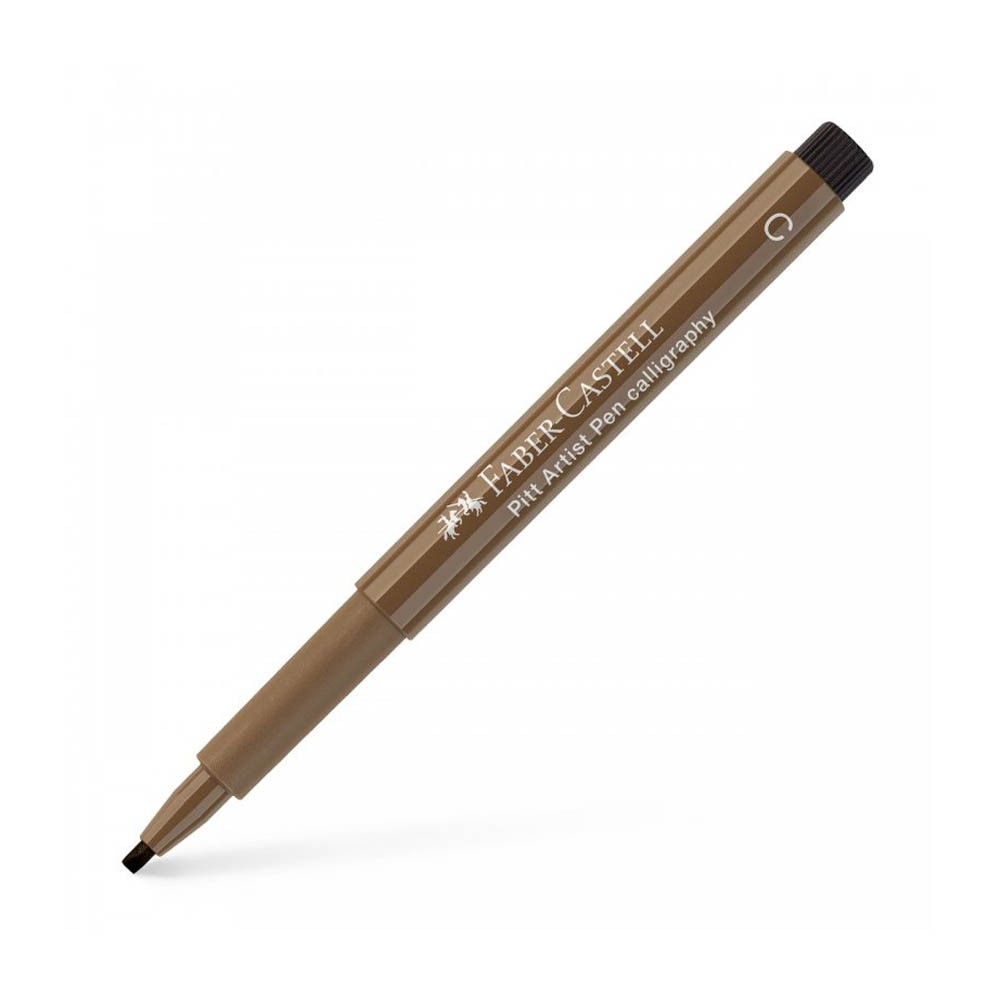 Faber-Castell Pitt Kaligrafi Çizim Kalemi Açık Kahve