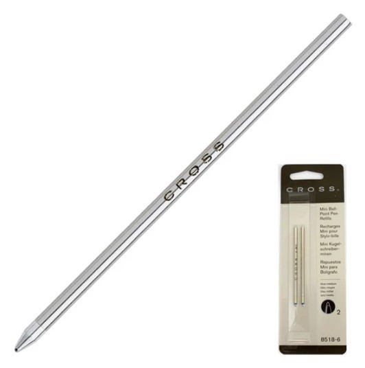 Cross Micro Pen Refil 2'li 8518-6 Mavi