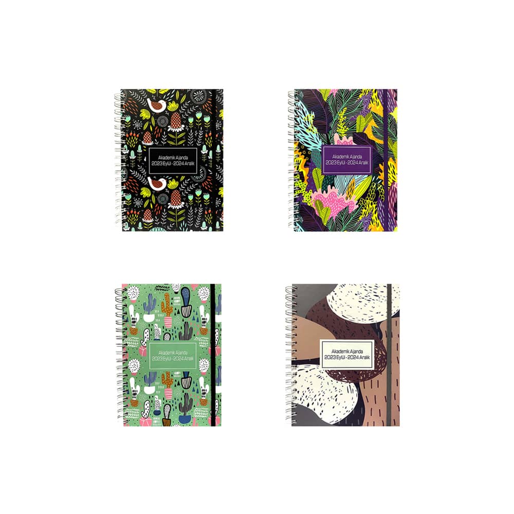 Liz Ajanda Haftalık Akademik Spiralli 17x24 cm