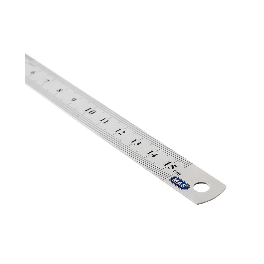 Mas Cetvel Paslanmaz Çelik 15 cm