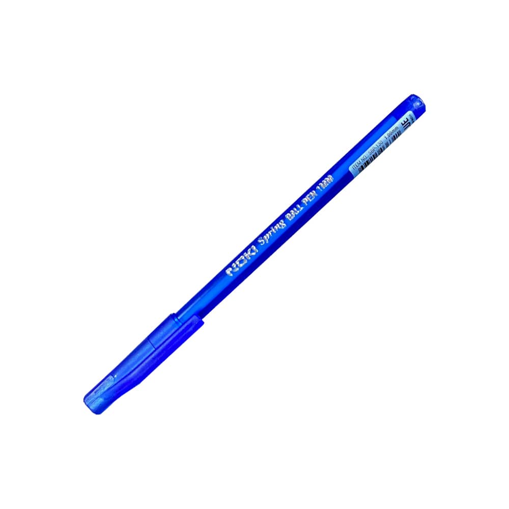 Noki Tükenmez Kalem Spring Pen 1 mm Mavi