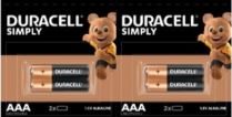 Duracell Pil İnce Kalem AAA 4'lü Kart LR03
