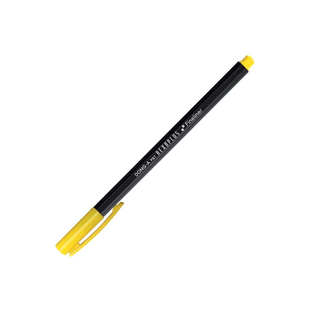 Hexaplus Keçeli Kalem Fineliner Sarı
