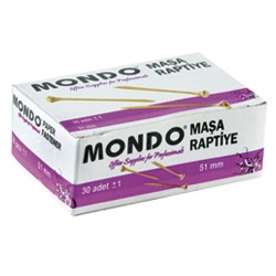 Mondo Maşa Raptiye 51 mm Altın Kutu