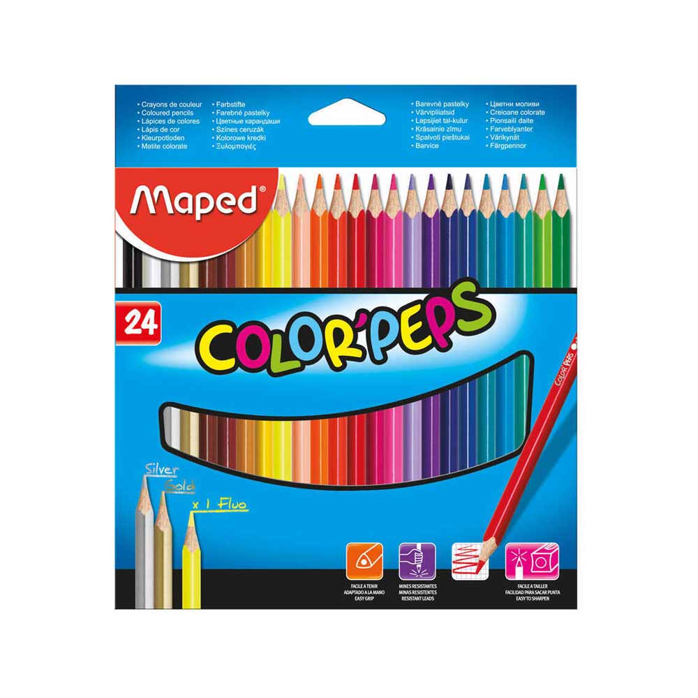 Maped Kuru Boya Color Peps 24'lü