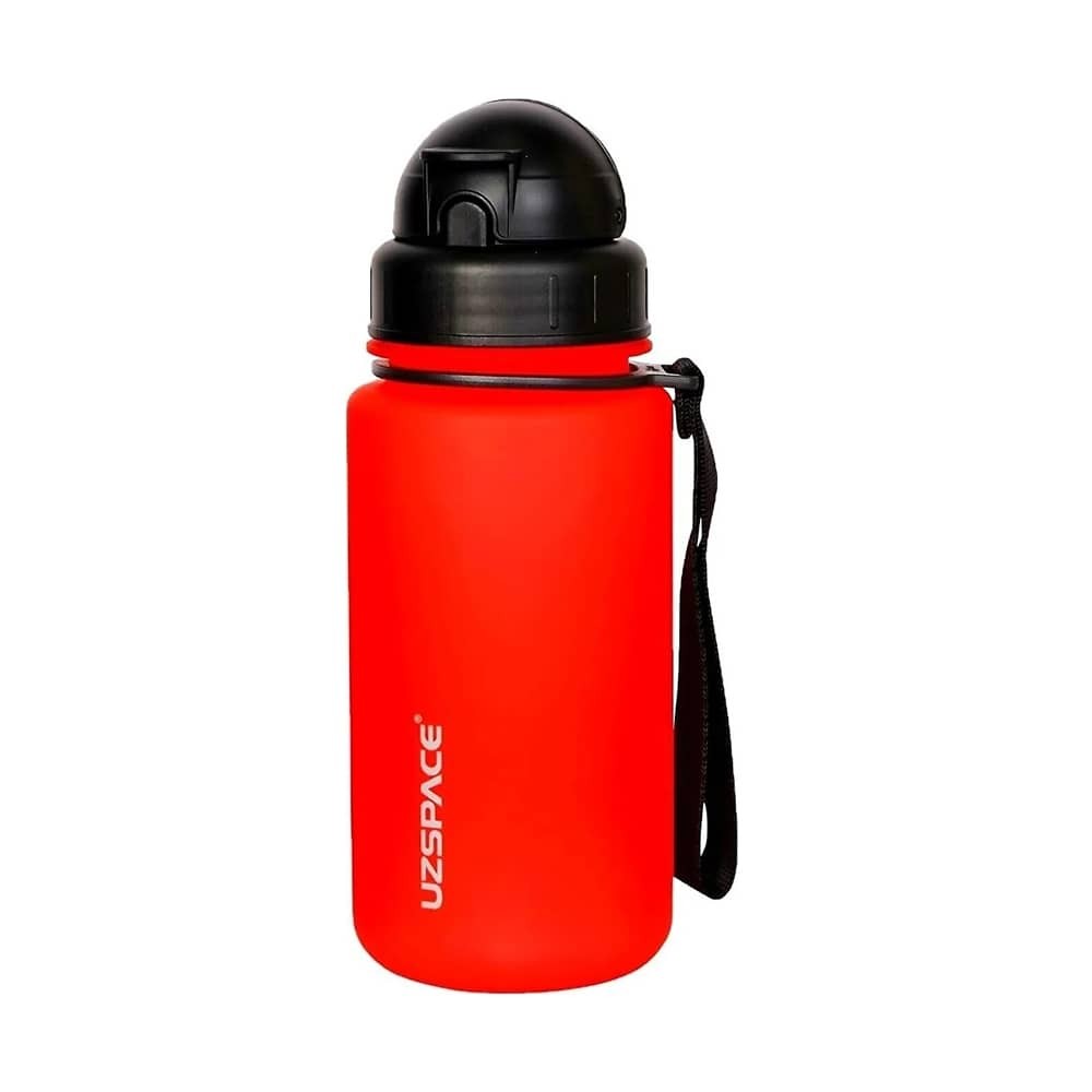 Uzspace Matara Tritan Pipetli 400 ml Fantastik Kırmızı