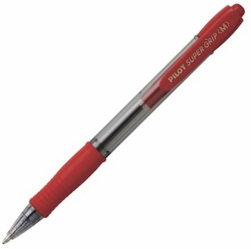 Pilot Tükenmez Kalem Super Grip Mekanik Medium Kırmızı