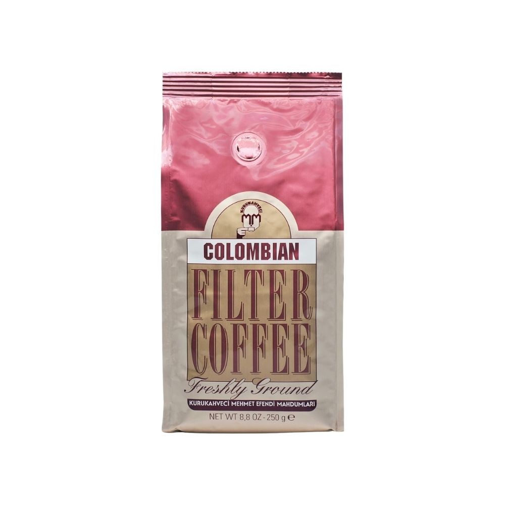 Kurukahveci Mehmet Efendi Filtre Kahve Colombian Öğütülmüş 250 gr