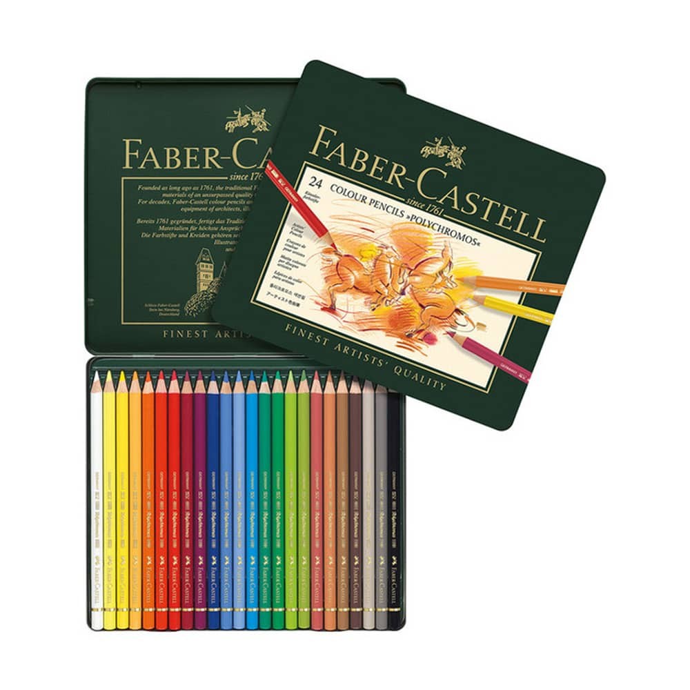 Faber-Castell Polychromos Kuru Boya 24'lü