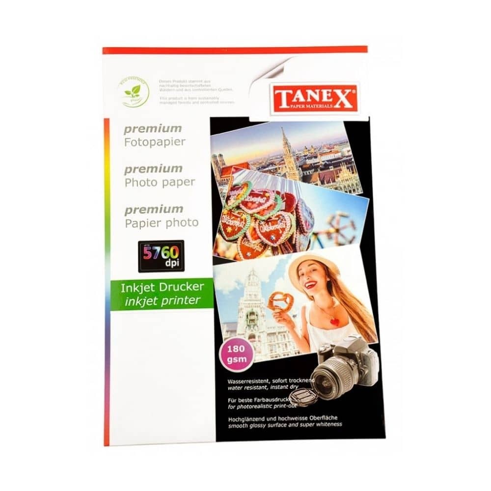 Tanex Fotoğraf Kağıdı A4 150 gr 25'li Glossy