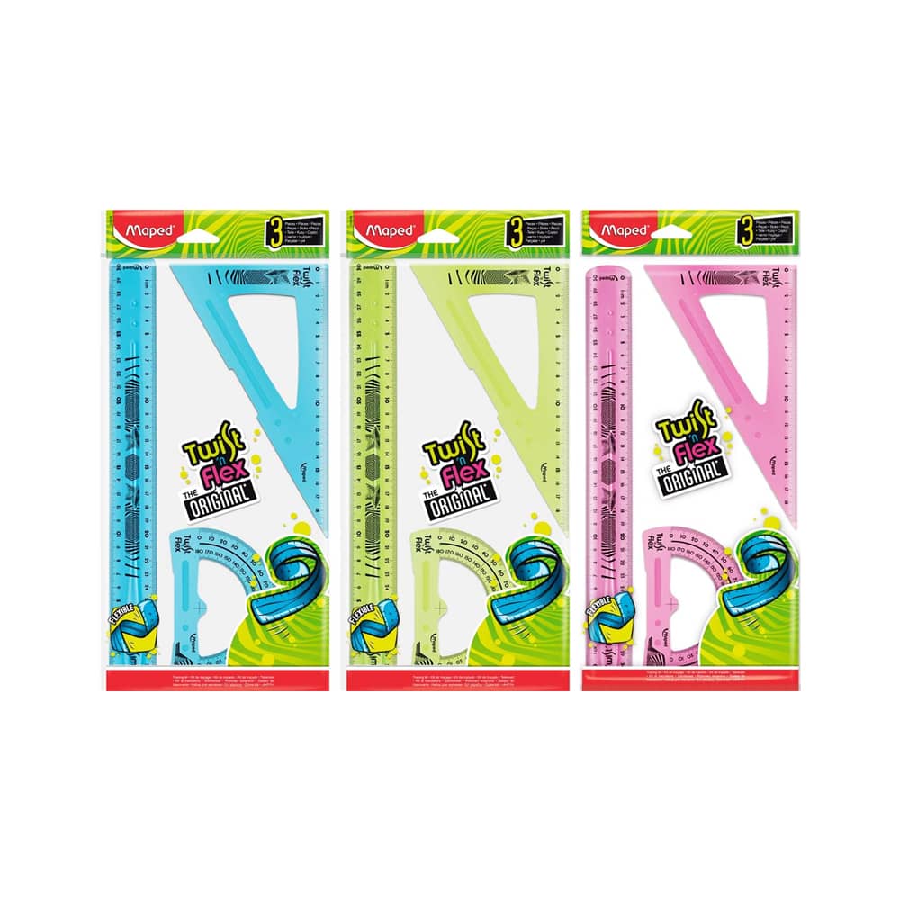Maped Cetvel Seti Esnek Twist'n Flex 30 cm