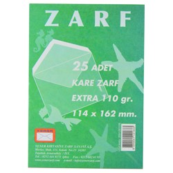 KARE 114x162mm TUTKALLI 110gr 25 -Lİ