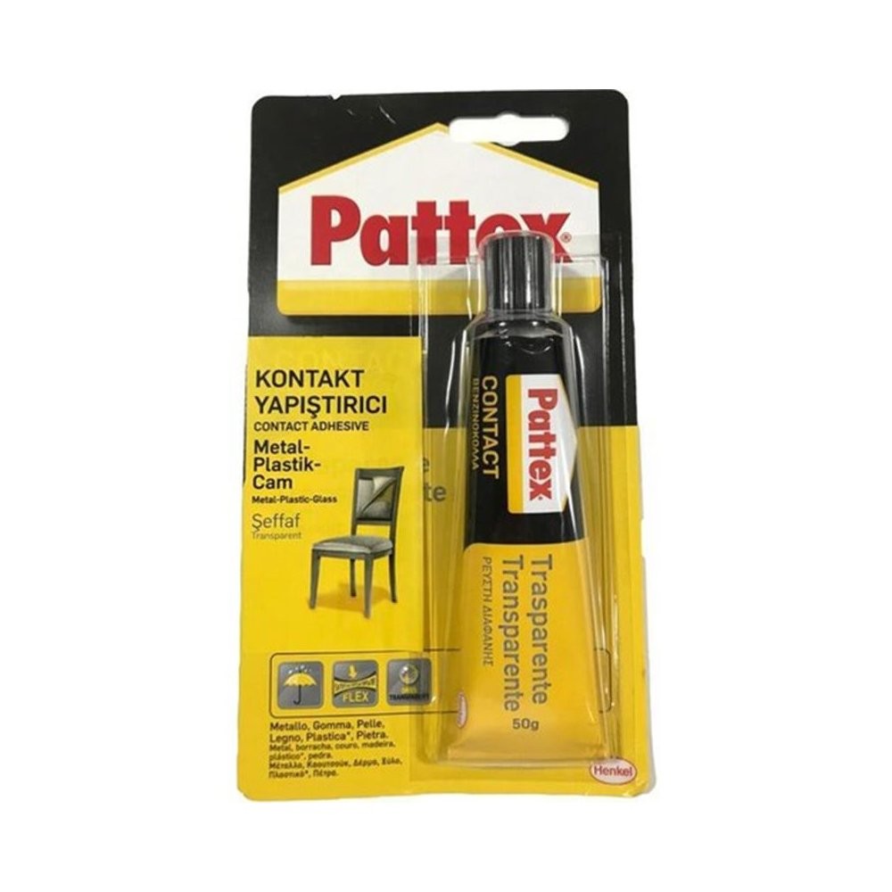 Pattex Şeffaf Yapıştırıcı Tüp 50 gr