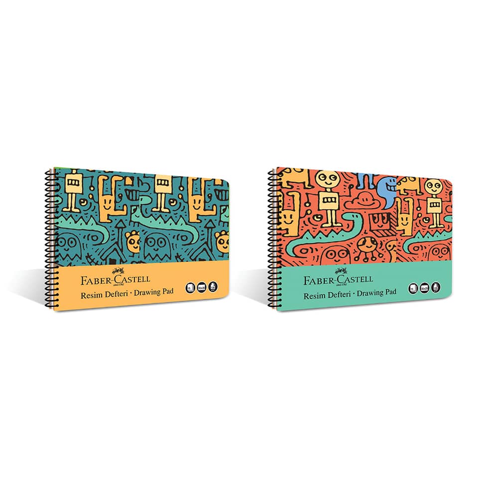 Faber-Castell Resim Defteri Pp Kapak Eğlenceli 35x50 cm 2021