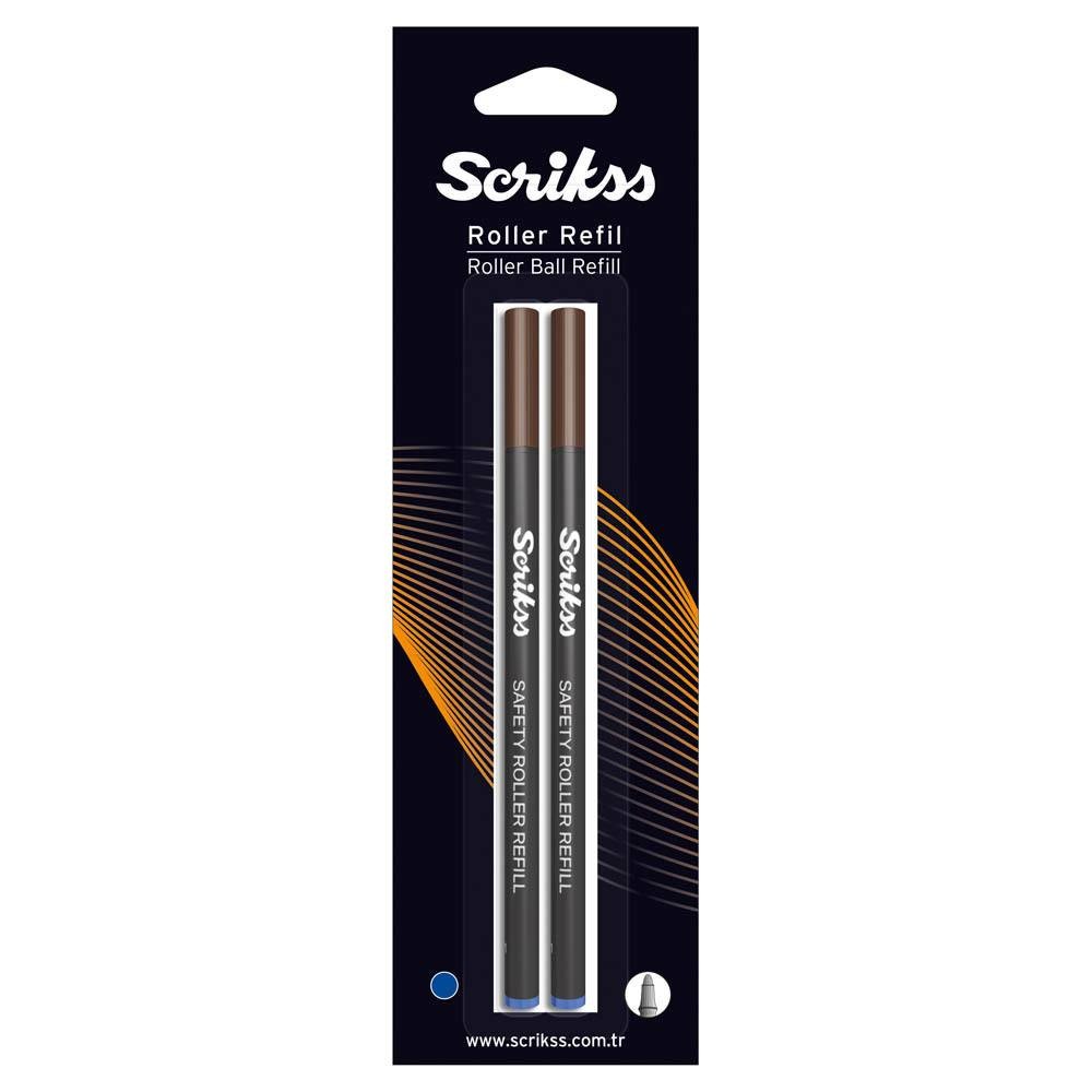 Scrikss Roller Kalem Refili 0.7 mm 2'li Mavi