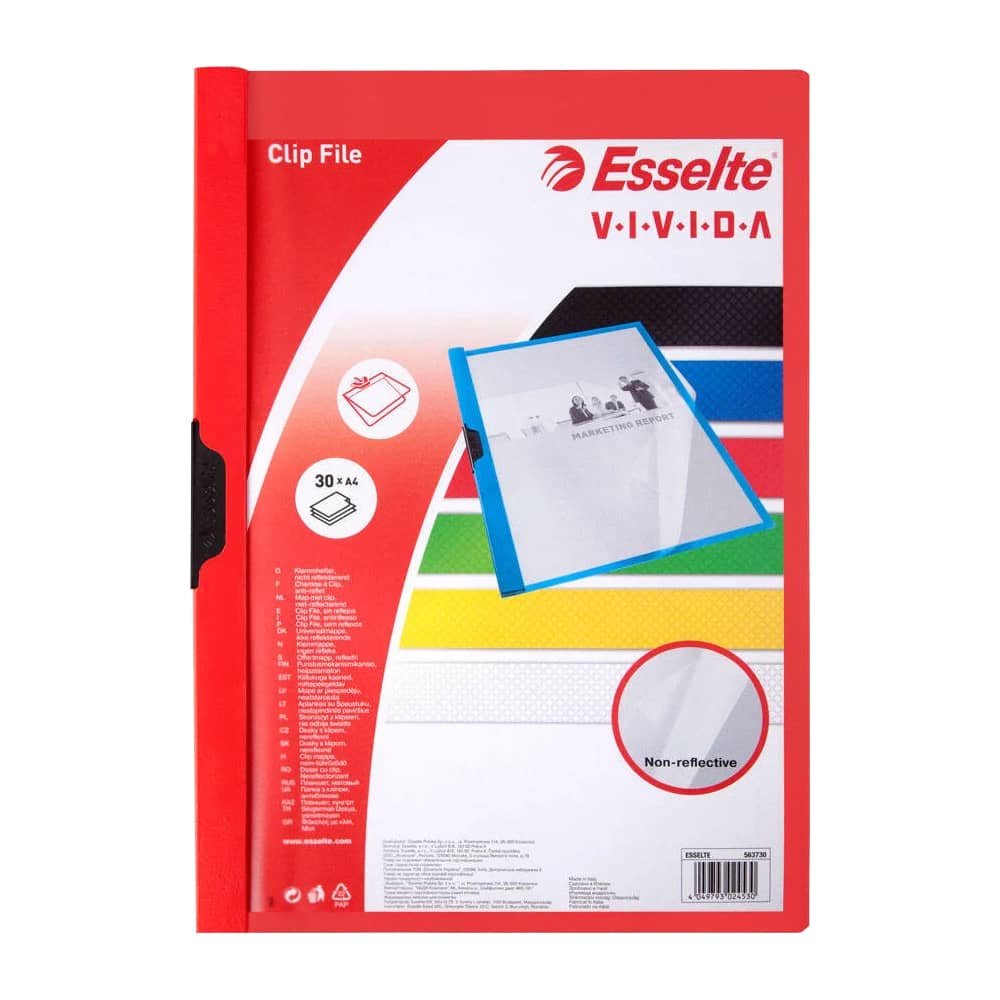 Esselte Sıkıştırmalı Dosya Kırmızı