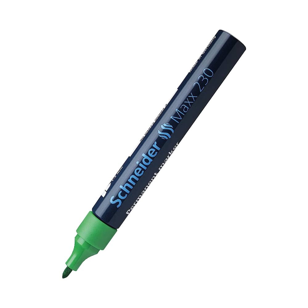 Schneider Permanent Markör Maxx 230 Mermi Uç 1-3 Mm Yeşil