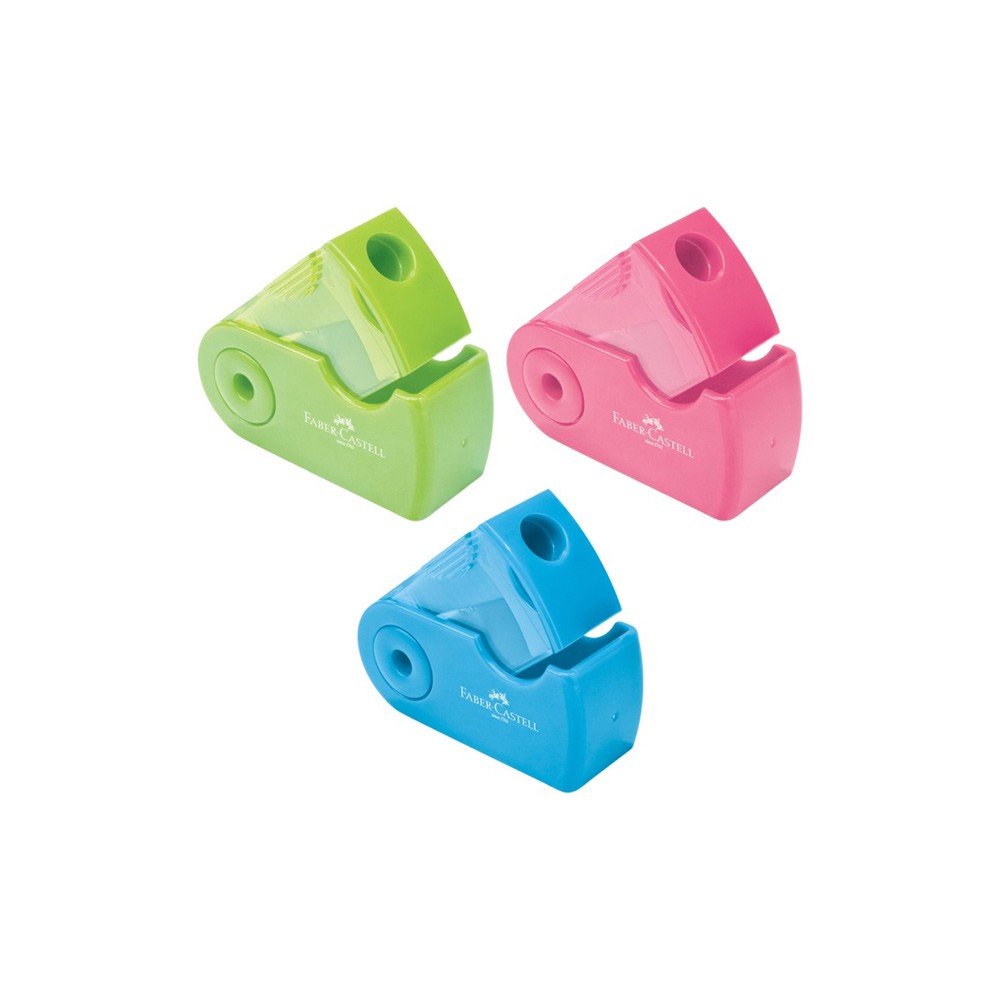 Faber-Castell Mini Sleeve Neon Kalemtraş 24
