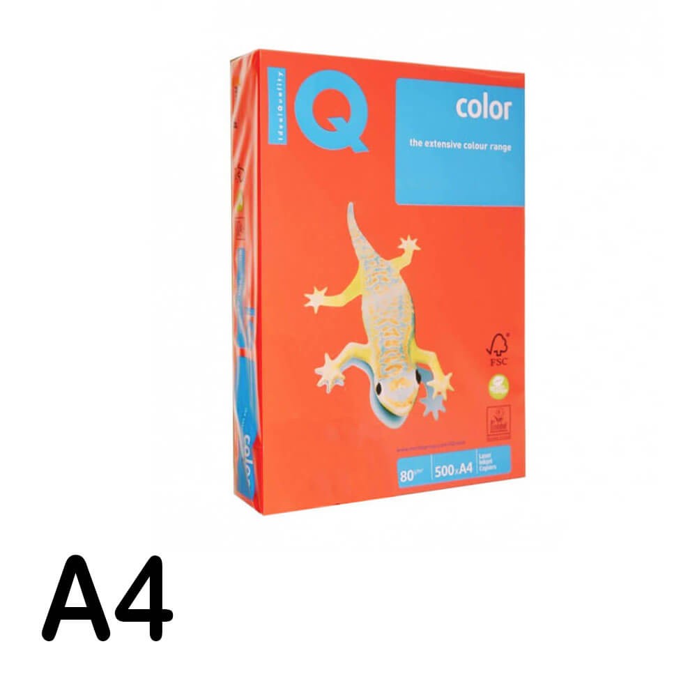 Mondi Fotokopi Kağıdı Coral A4 80 gr 500'lü Mercan Kırmızı