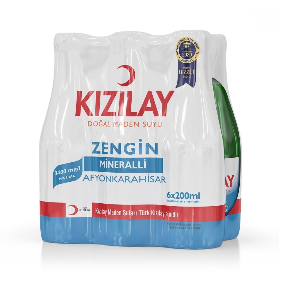 Kızılay Sade Soda Cam Şişe 200 ml 24'lü