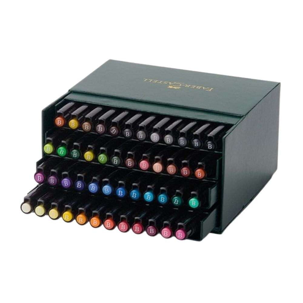 Faber-Castell Pitt Çizim Kalemi Firça Uç Studio Box 48 Renk