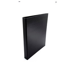 My File Plastik Klasör A4 4 Halkalı Siyah