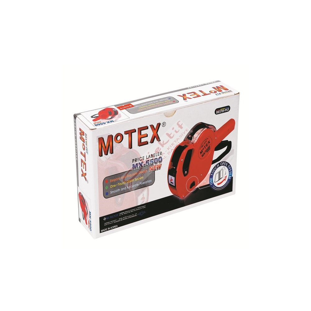 Motex Fiyat Etiket Makinesi Keçesi Tek Haneli