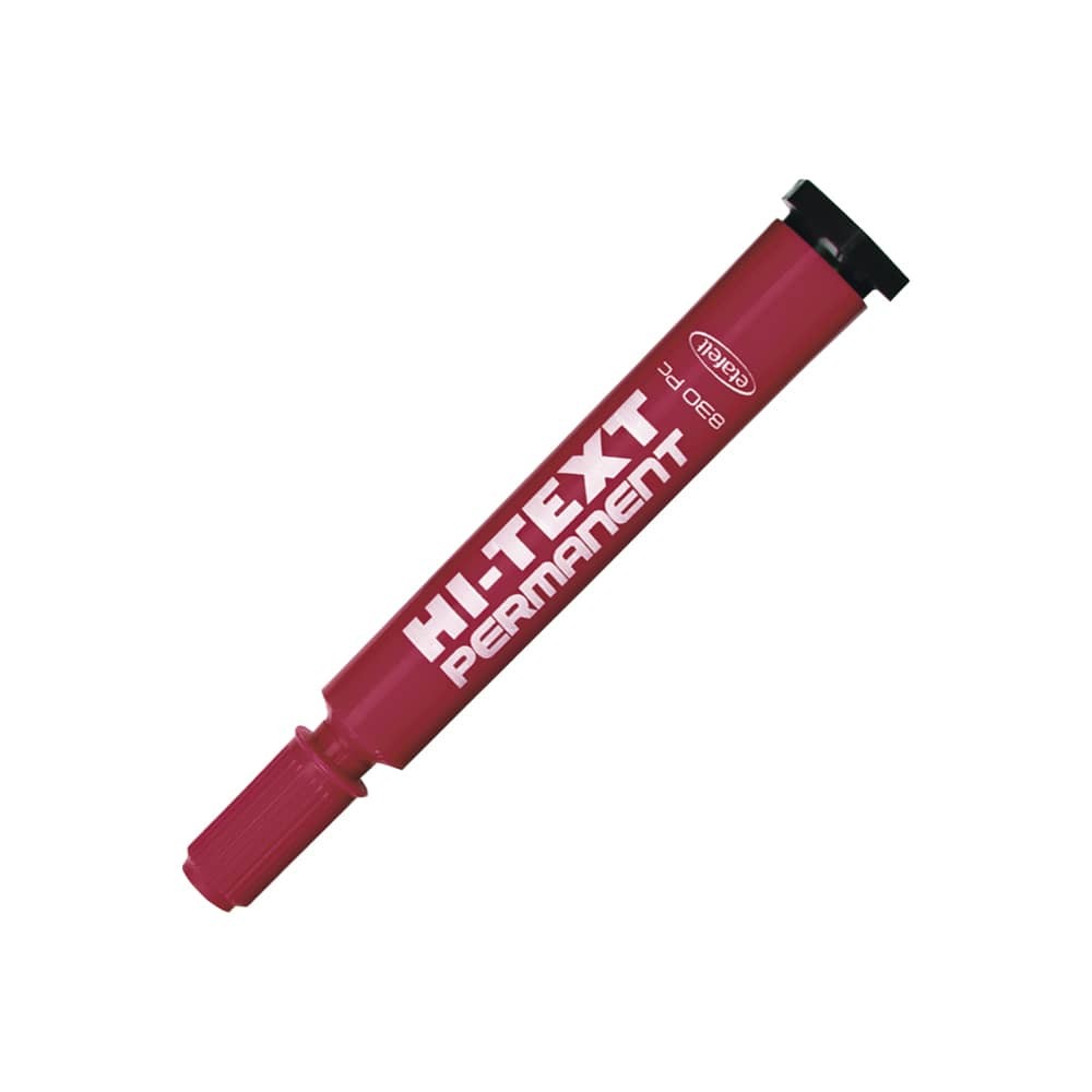 Hi-Text Permanent Markör 830PC Kesik Uç Kırmızı