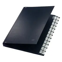 İMZA DOSYASI A-Z BÖLMELİ PP SİYAH