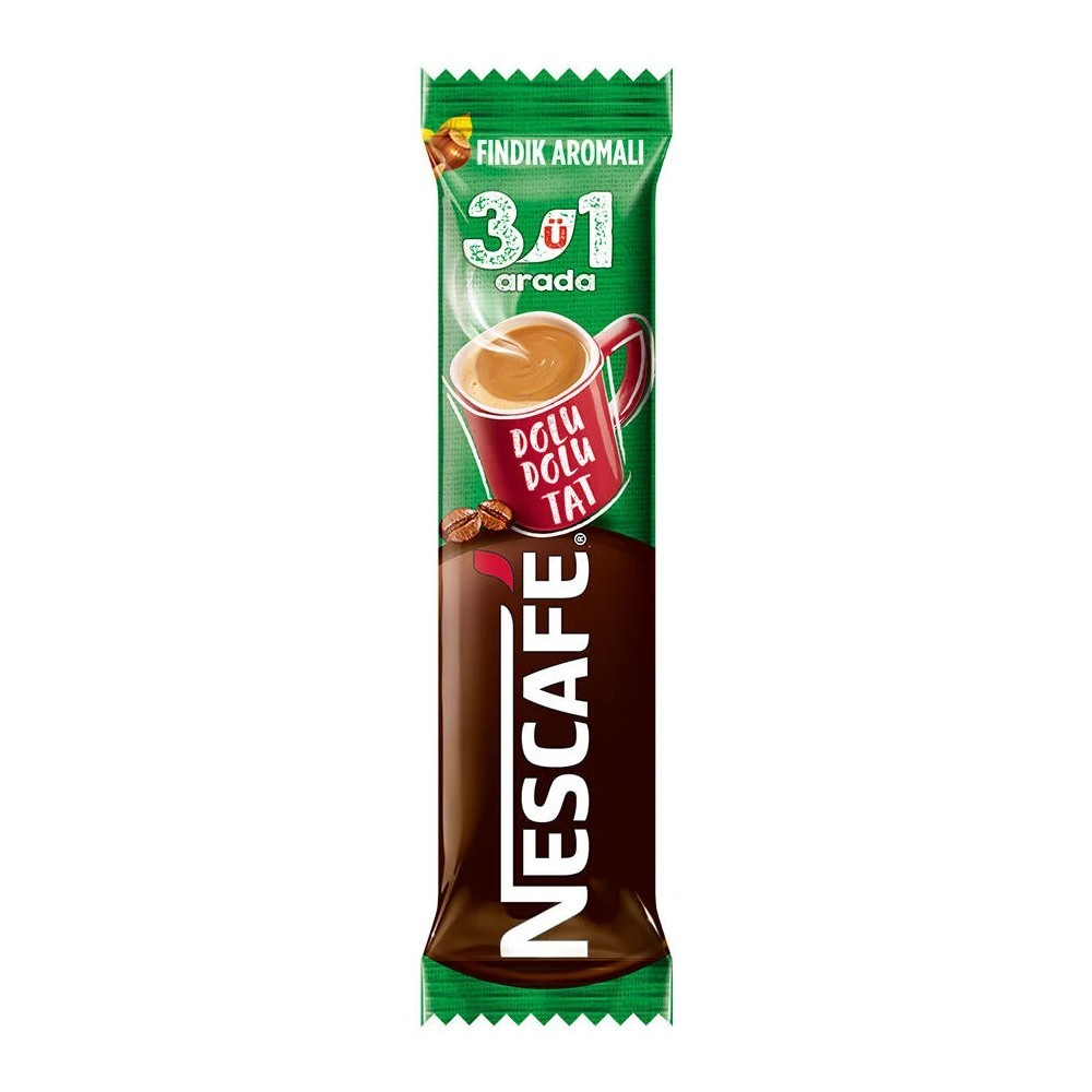 Nescafe 3'ü 1 Arada Fındıklı 17 gr 48'li
