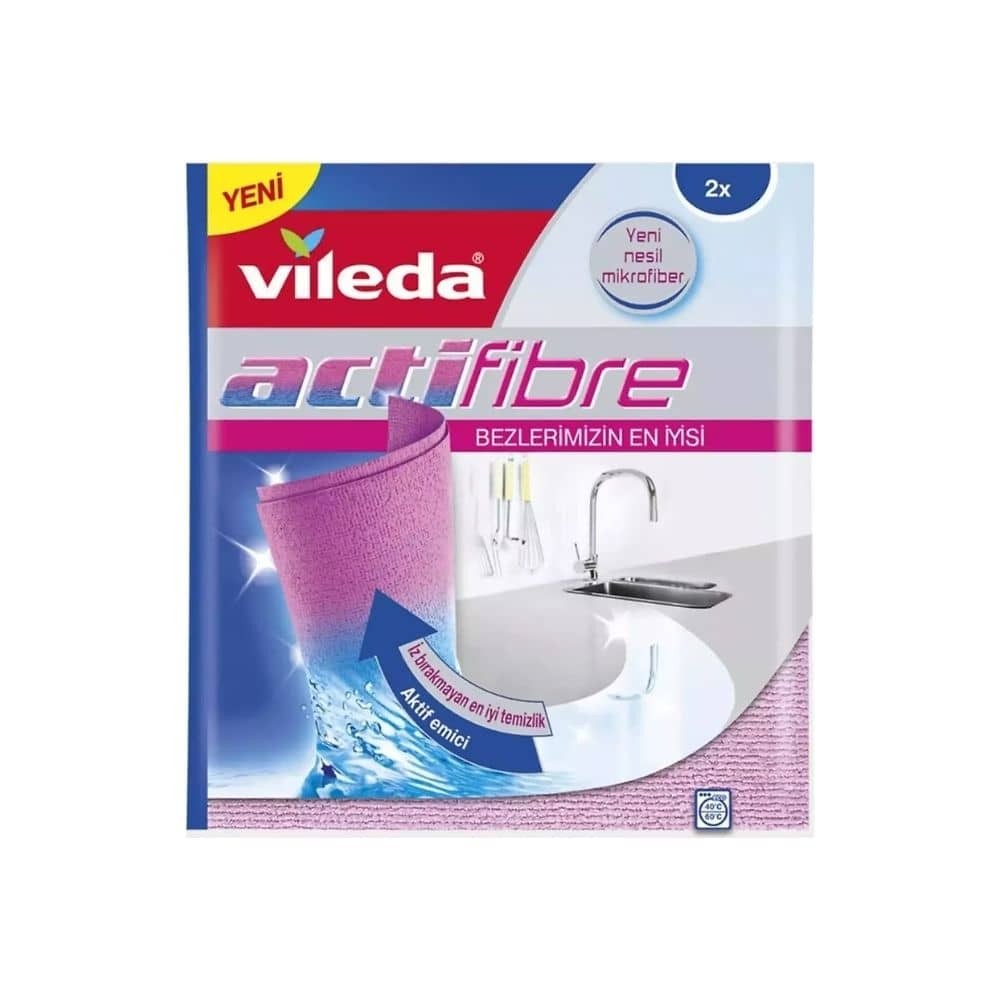Vileda PVA Mikro Aktifibre Temizlik Bezi 2'li