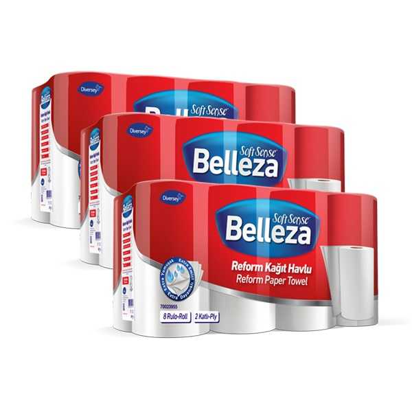 Belleza Reform Kağıt Havlu 8'li x 3