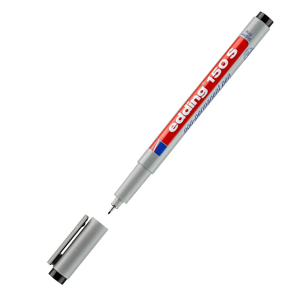 Edding Asetat Kalemi Silinebilir 0.3 mm Siyah