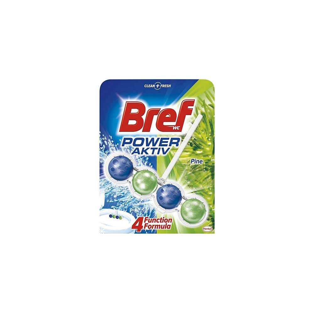 Bref Power Aktif Klozet Blok Çam 4'lü Top