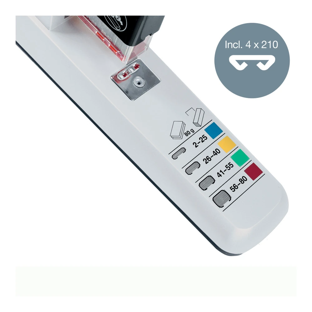 Leitz Zımba Makinesi Kollu 80 Sayfa Gri