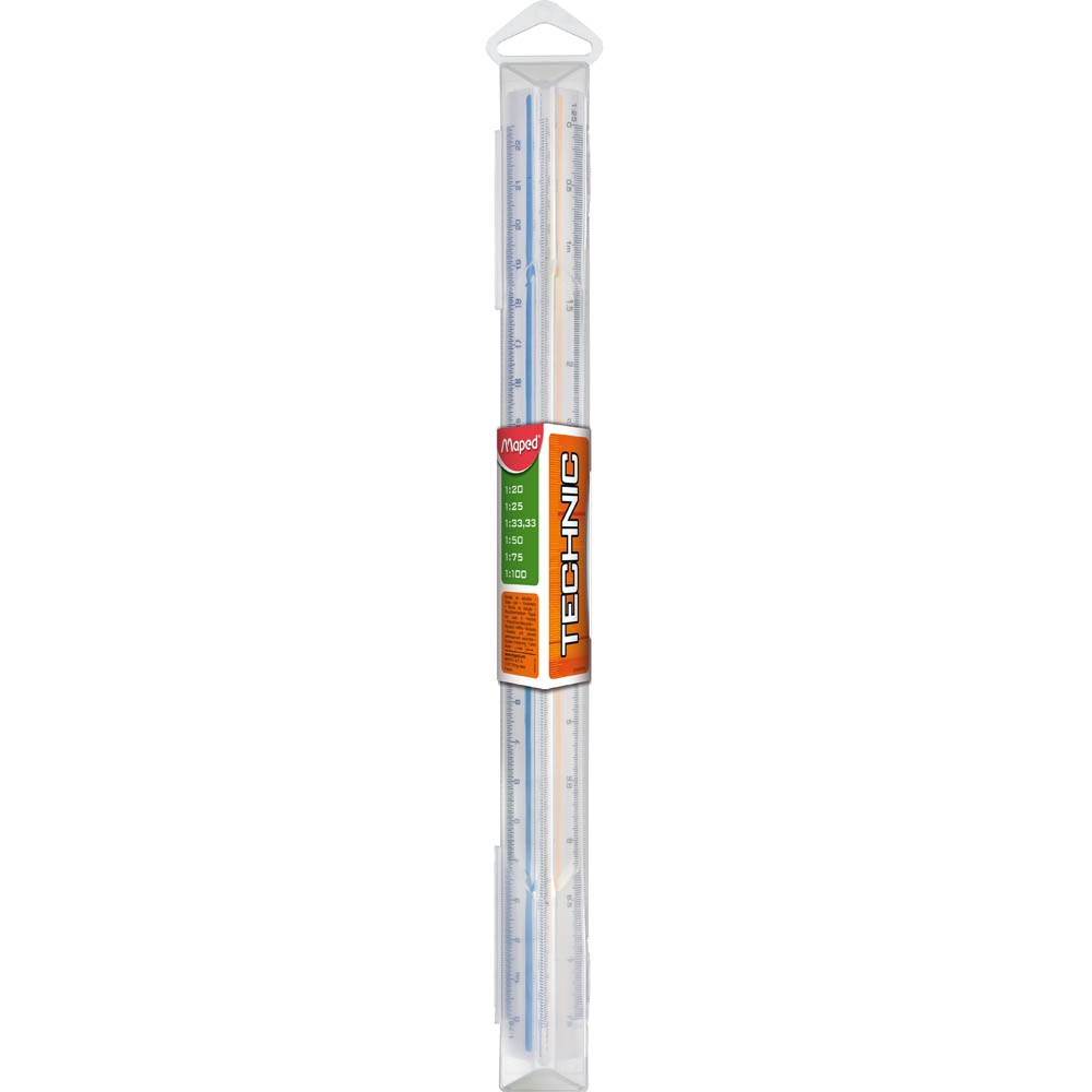 Maped Cetvel Triple Desimetre 30 cm