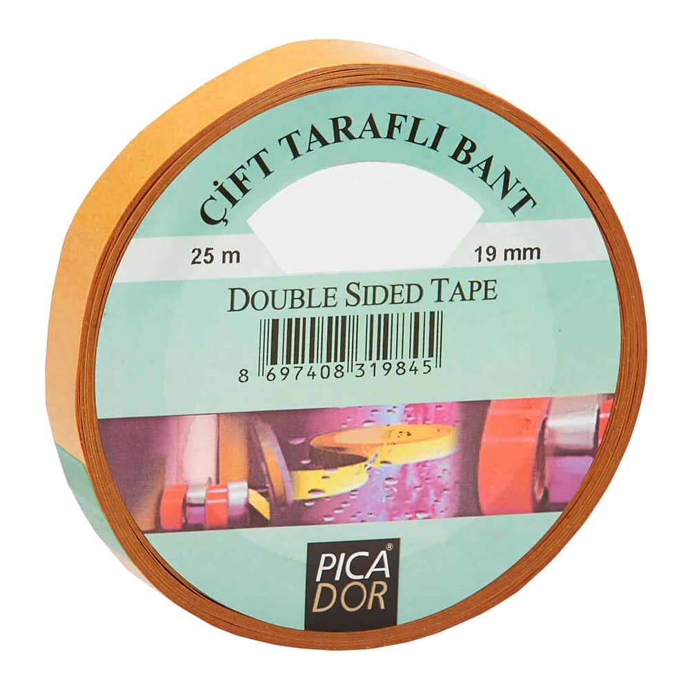 Picador Bant Çift Taraflı 19 mm x 25 mt Askısız
